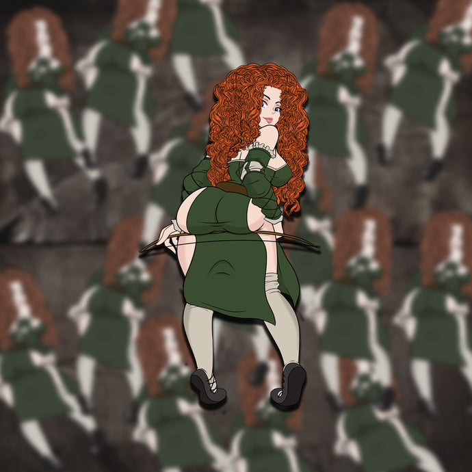 Merida Sticker (Cosplay Version)