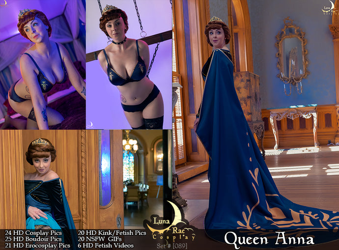 Queen Anna Cosplay Photo Set [#089]