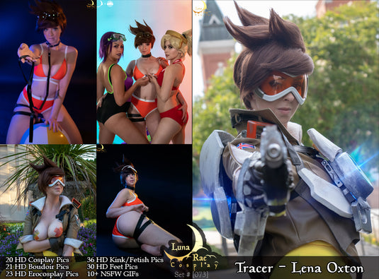 Tracer - Lena Oxton Cosplay Photo Set [#073]