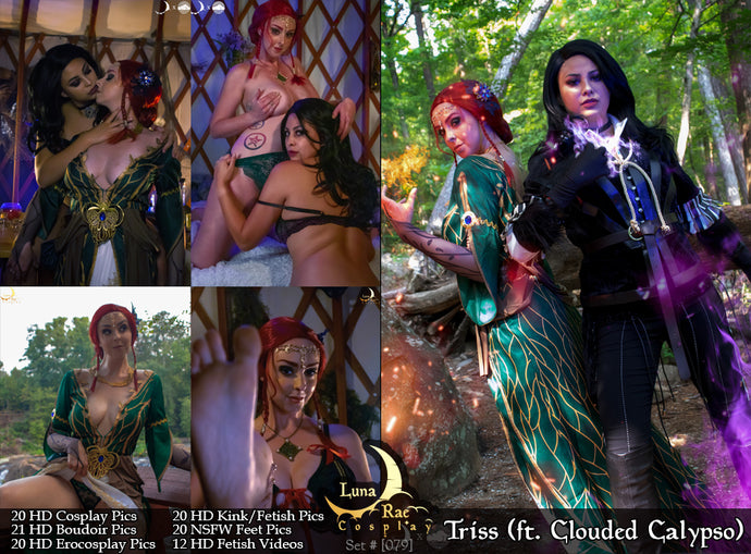 Triss (ft. CloudedCalypso as Yennefer) Cosplay Photo Set [#079]